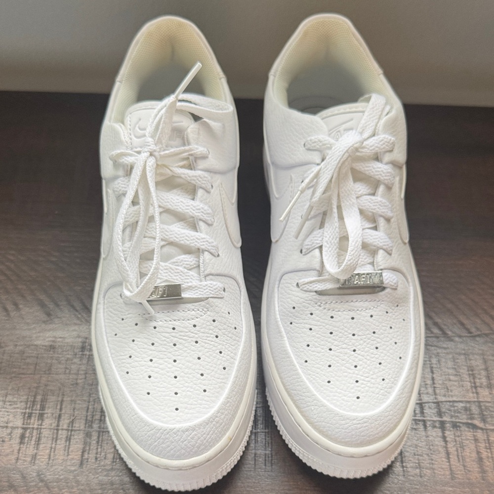 White Platform Air Force 1’s